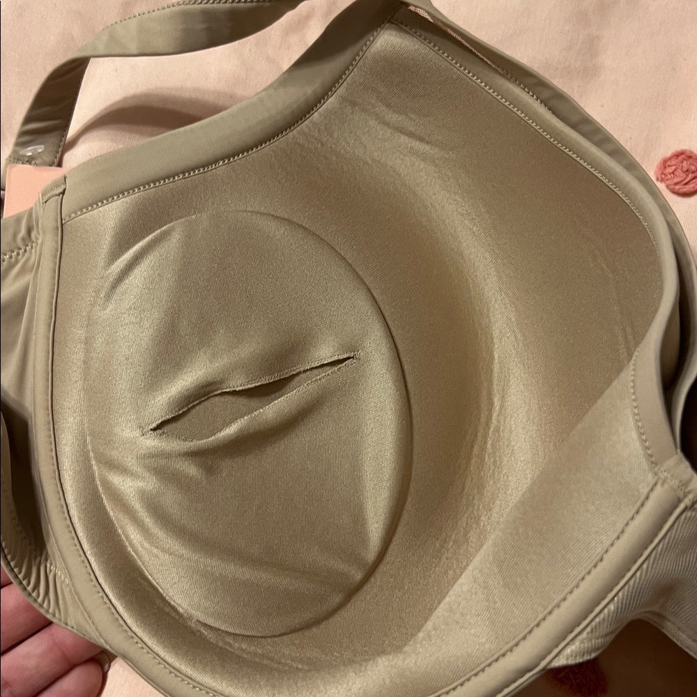 ThirdLove NWT 24/7 Classic Uplift Plunge Bra Beige Nude 38H Supportive - Picture 3 of 5